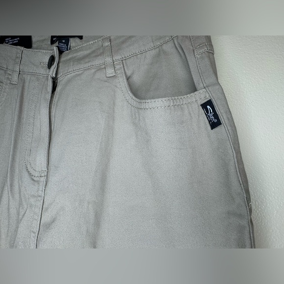 Silver Jeans Ashley Khaki Wide Leg Pants - Picture 2 of 8